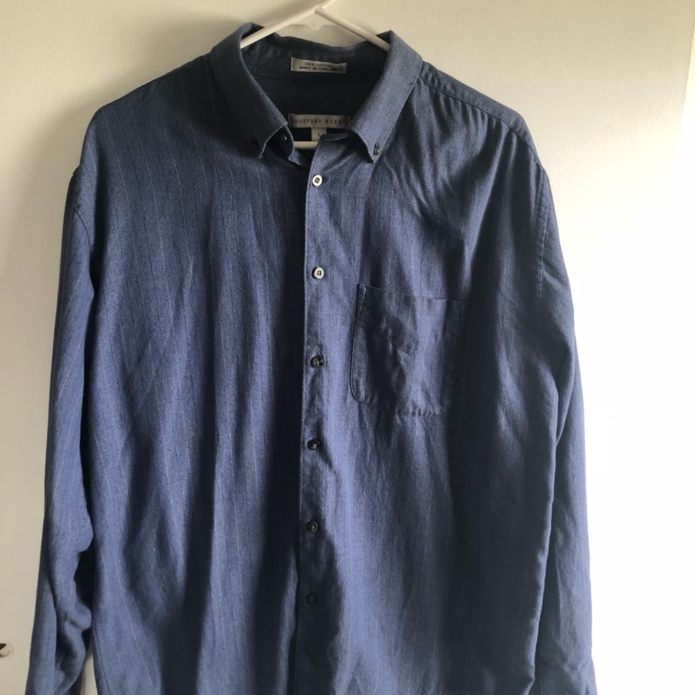 Geoffrey Benne striped button down